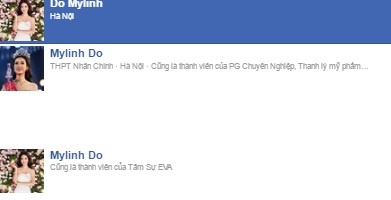 xuất hiện Facebook giả mạo tân hoa hậu ảnh 1 xuat hien Facebook gia mao tan hoa hau anh 1