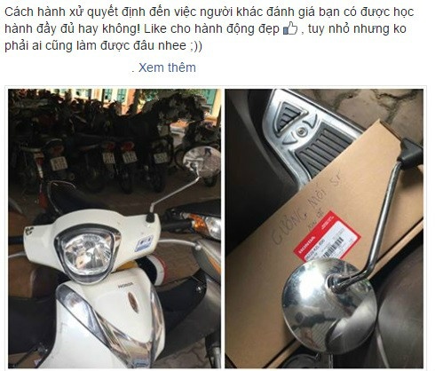 gương xe SH bị gãy ảnh 1 guong xe SH bi gay anh 1