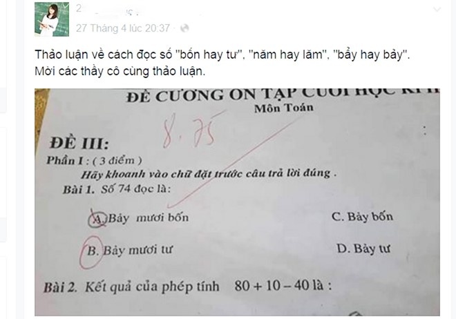 Tranh luận về bài toán tiểu học ảnh 2 Tranh luan ve bai toan tieu hoc anh 2