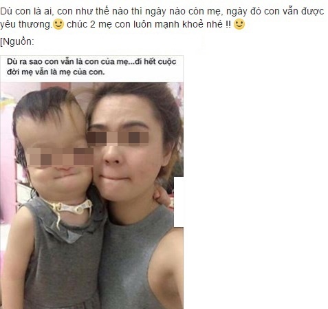Mẹ xinh đẹp bên con dị tật ảnh 1 Me xinh dep ben con di tat anh 1