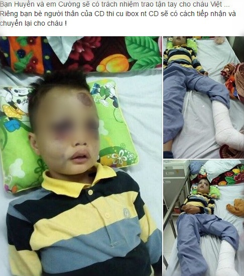 giúp đỡ cậu bé nghèo bị tai nạn ảnh 1 giup do cau be ngheo bi tai nan anh 1