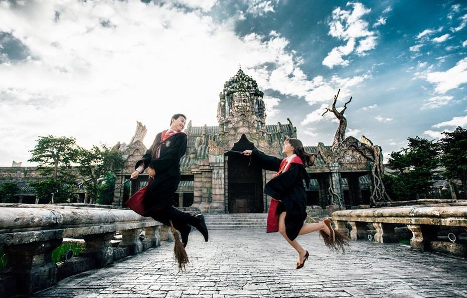 anh cuoi phong cach harry potter anh 2