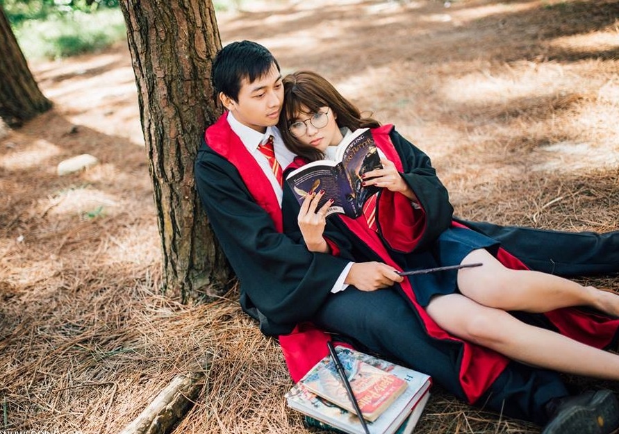 anh cuoi phong cach harry potter anh 1