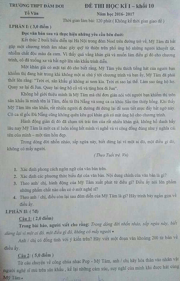 My Tam vao de thi Van anh 1