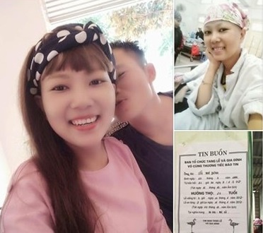 cô gái ung thư qua đời ảnh 1 co gai ung thu qua doi anh 1