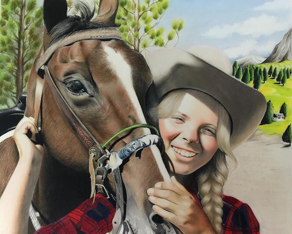 thieu nu ve tranh dep anh 1