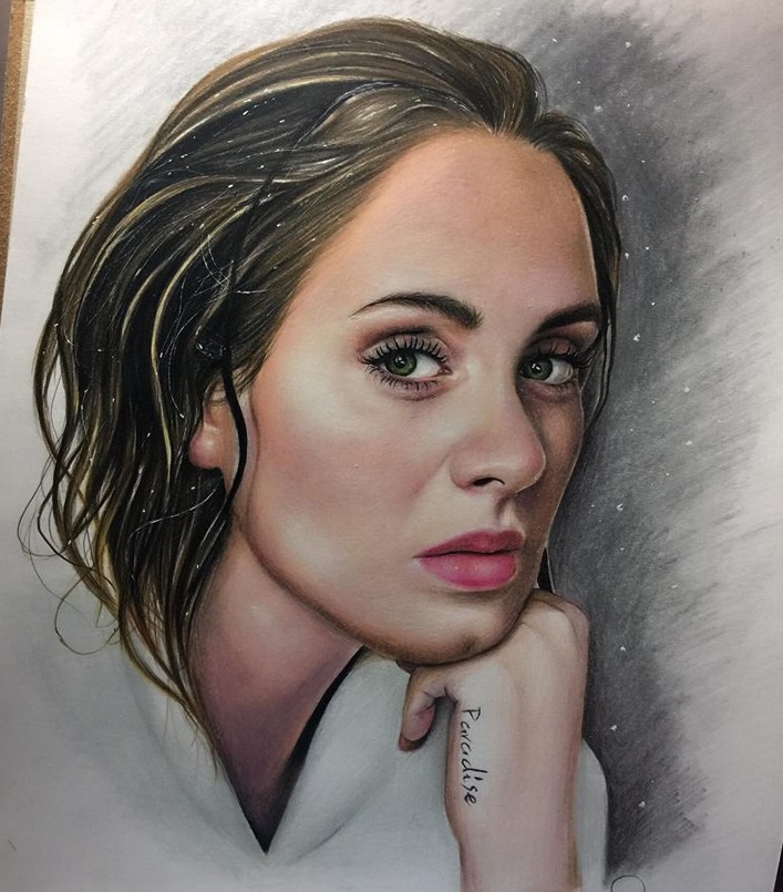 thieu nu ve tranh dep anh 8