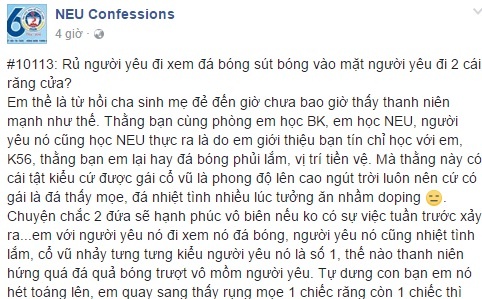 đá bóng gãy răng bạn gái ảnh 1 da bong gay rang ban gai anh 1