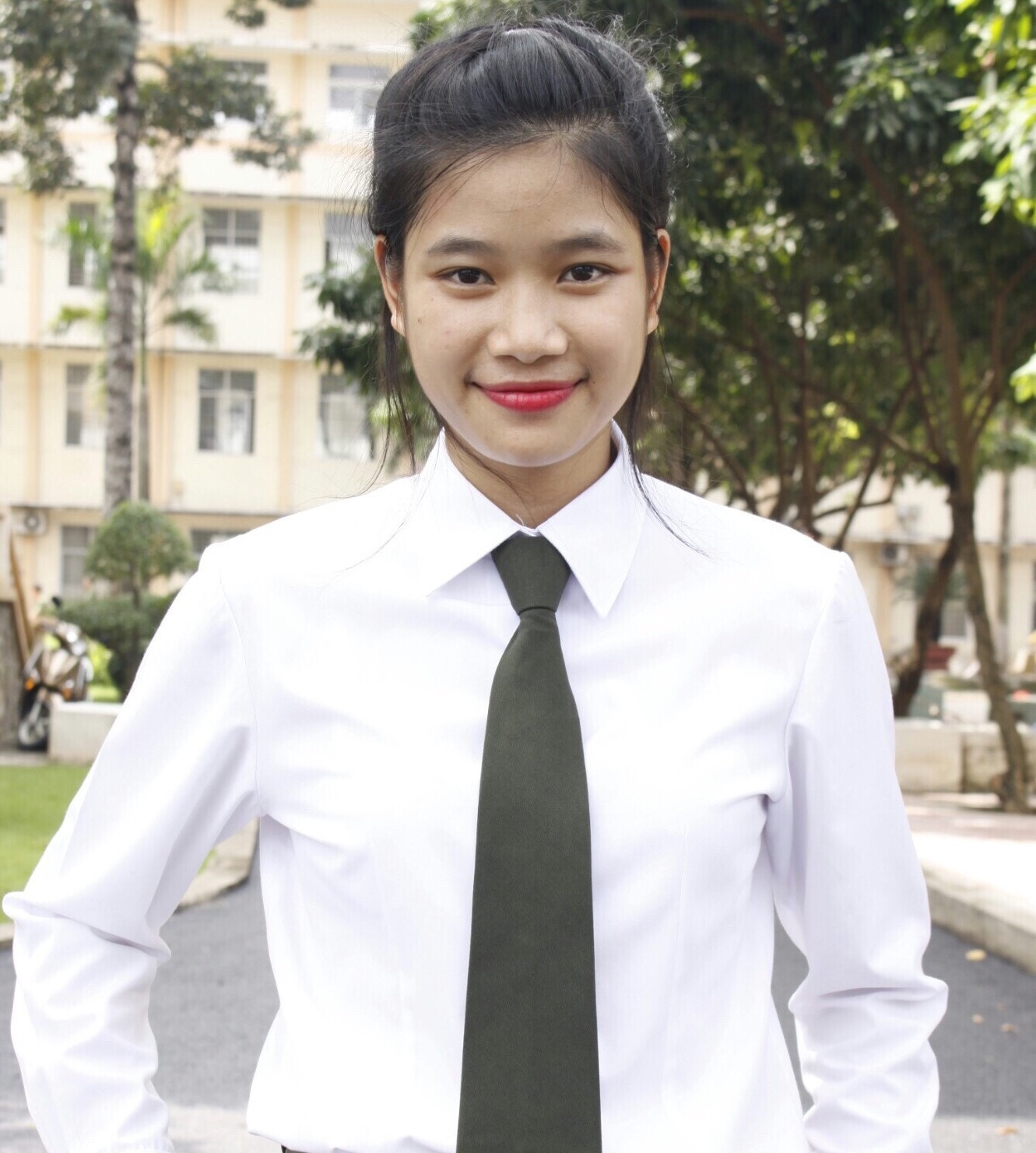 nữ sinh An ninh đạt 3 HCV karate ảnh 3 nu sinh An ninh dat 3 HCV karate anh 3