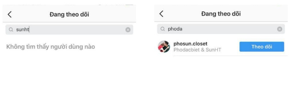 Phở và Sun HT bỏ theo dõi trên Instagram ảnh 1 Pho va Sun HT bo theo doi tren Instagram anh 1
