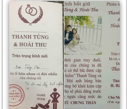 thiệp cưới lệnh truy nã ảnh 1 thiep cuoi lenh truy na anh 1