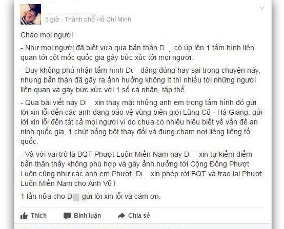 chàng trai xin lỗi vì sửa mốc quốc giới ảnh 1 chang trai xin loi vi sua moc quoc gioi anh 1
