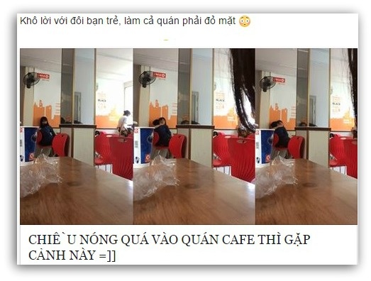 doi tre au yem trong cua hang tien loi anh 1