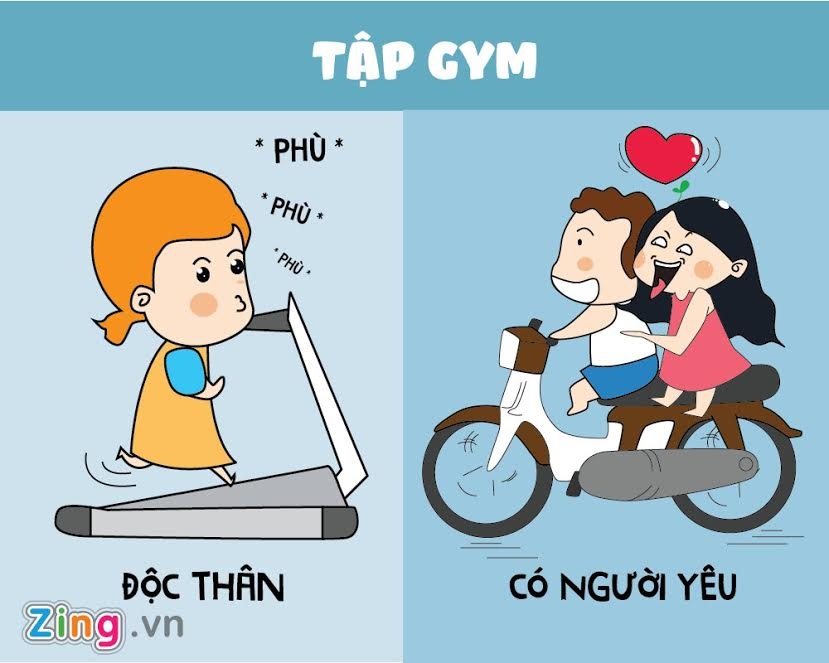 khác biệt giữa gái độc thân và có người yêu ảnh 2 khac biet giua gai doc than va co nguoi yeu anh 2