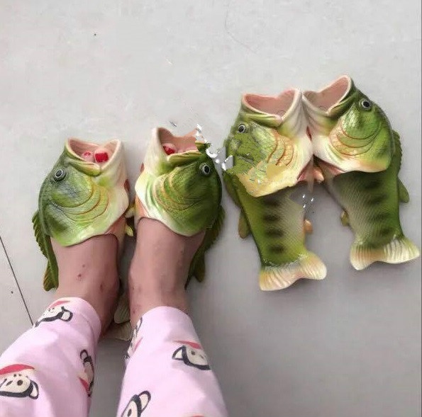 trào lưu dép cá rô phi xanh ảnh 2 trao luu dep ca ro phi xanh anh 2