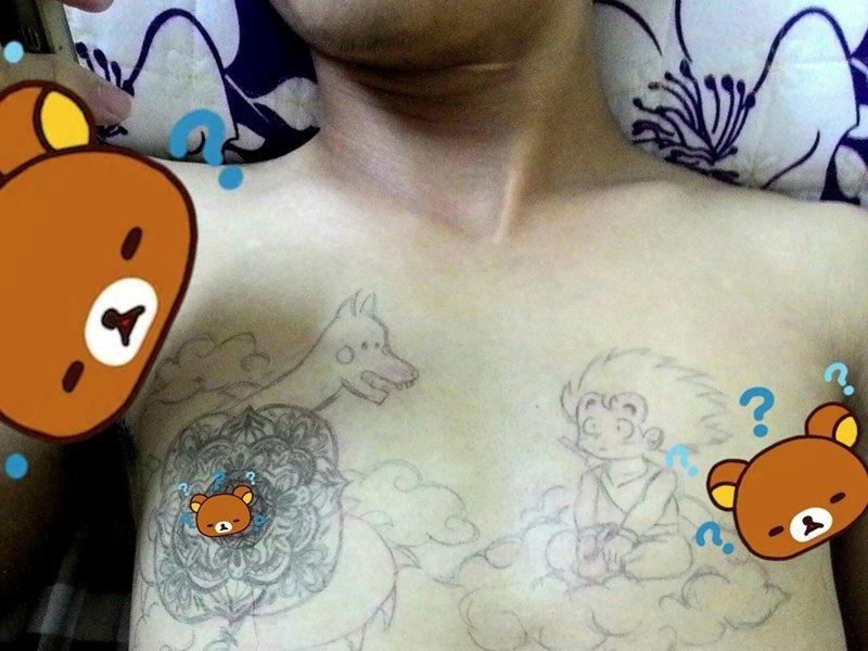 9X ve chang chit len nguc ban trai de 'trung tri' thoi vo tam hinh anh