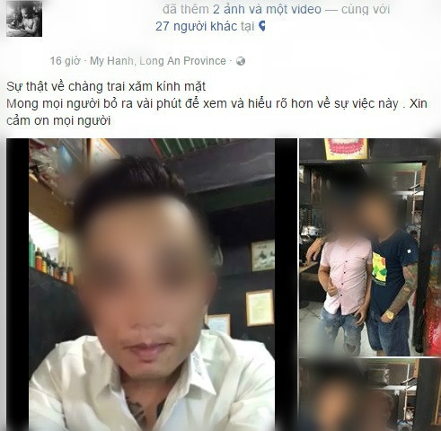 Nam thợ xăm kín mặt công khai xin lỗi ảnh 1 Nam tho xam kin mat cong khai xin loi anh 1