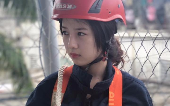 Nu hoc vien hang khong tung uoc mo lam linh cuu hoa hinh anh