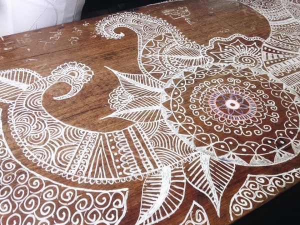 ve tranh len ban hoc anh 2