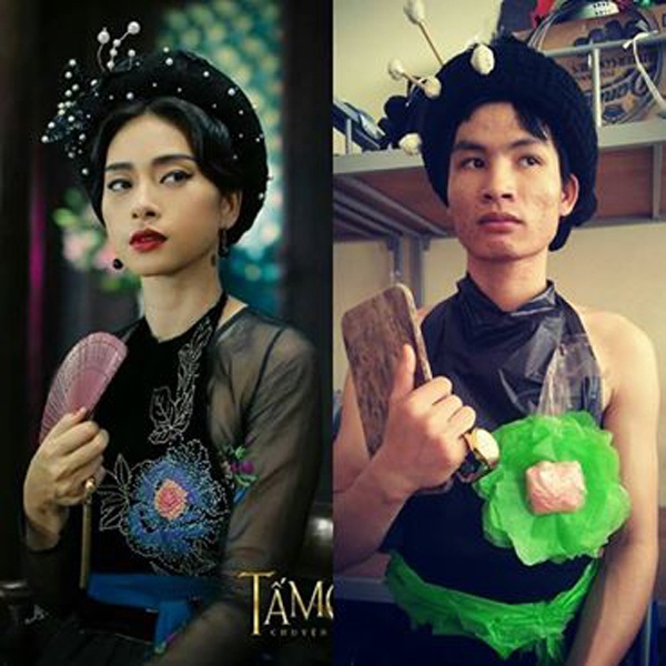 cosplay thành sao Việt khi buồn ảnh 2 cosplay thanh sao Viet khi buon anh 2