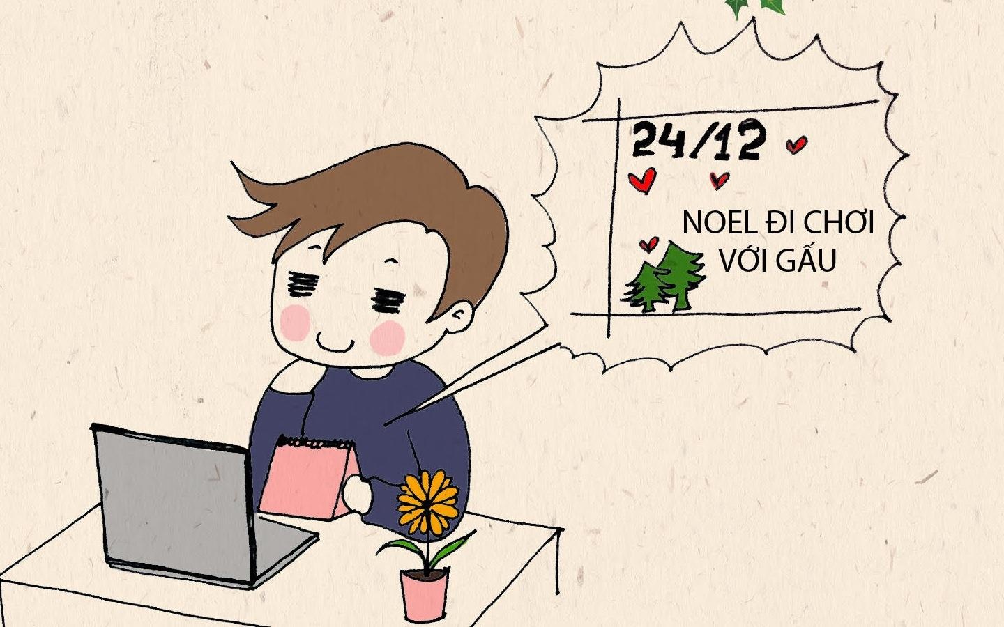 Giang sinh cua 'hoi moi co gau' khac moi nam nhu the nao? hinh anh