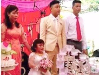 Chu re Dong Nai be co dau cao chua toi 1 m trong dam cuoi hinh anh