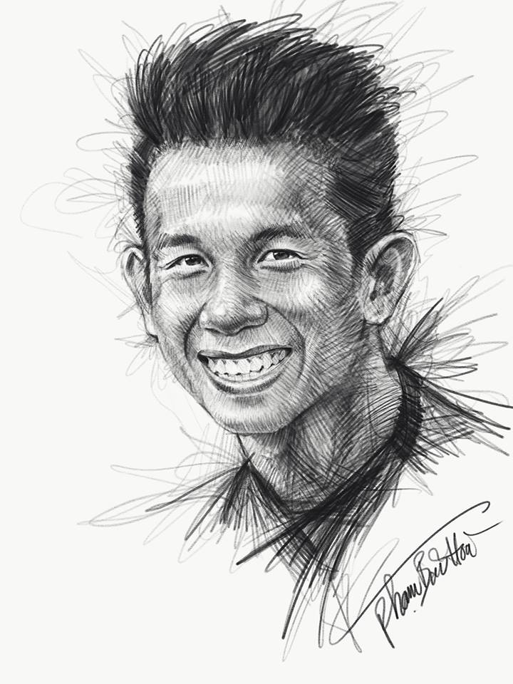 bo tranh cau thu u23 Viet Nam anh 1