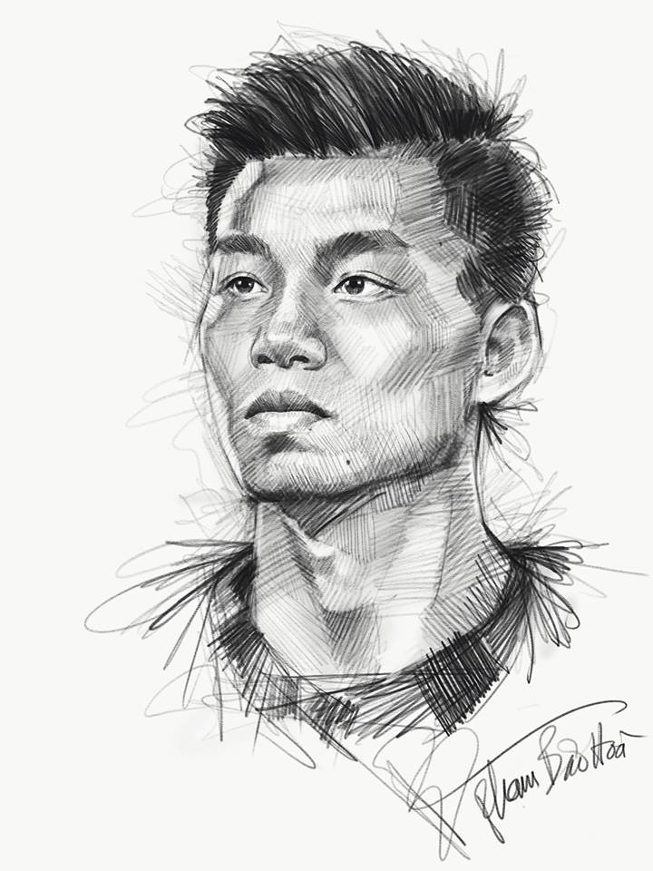 bo tranh cau thu u23 Viet Nam anh 10