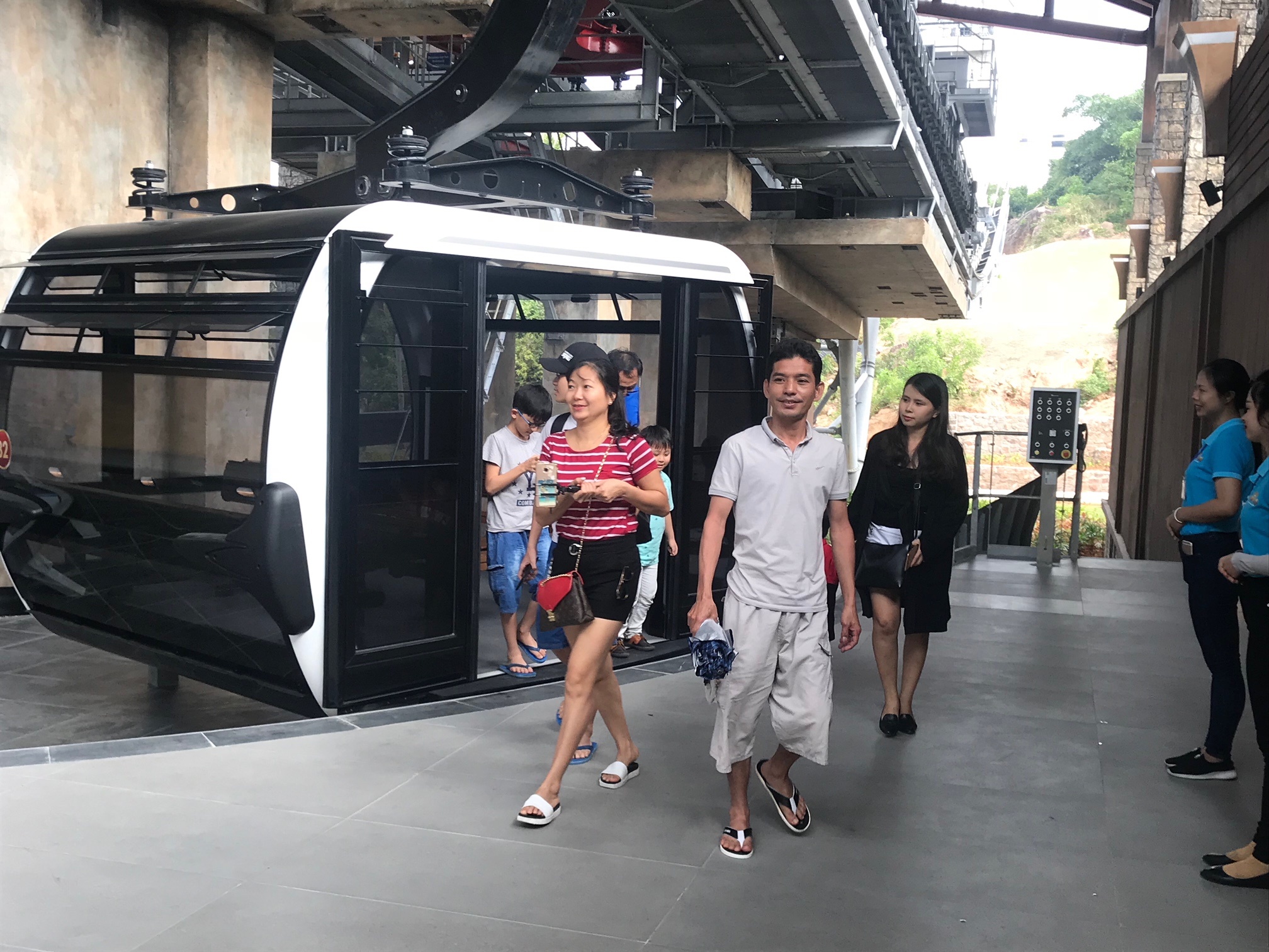 Vui choi ngay Tet o Sun World anh 1