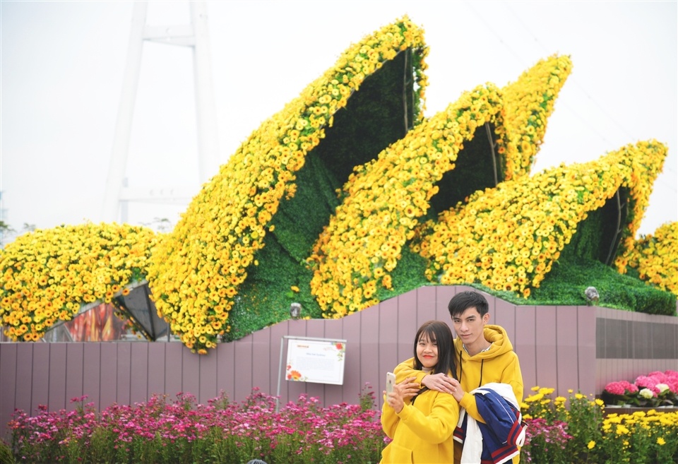 Vui choi ngay Tet o Sun World anh 7