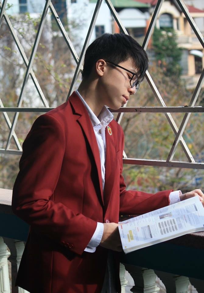 hoc sinh truong THPT Nguyen Binh Khiem anh 1