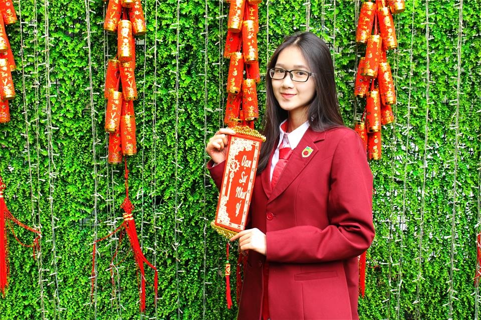 hoc sinh truong THPT Nguyen Binh Khiem anh 2