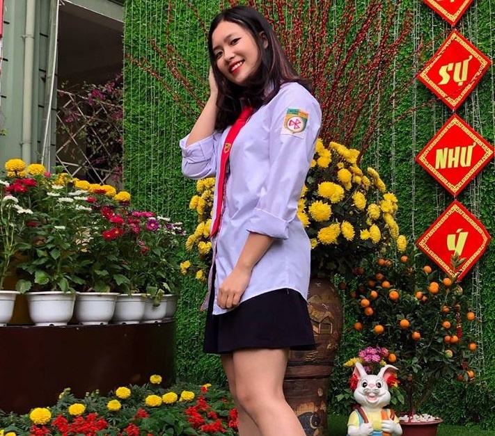 hoc sinh truong THPT Nguyen Binh Khiem anh 3