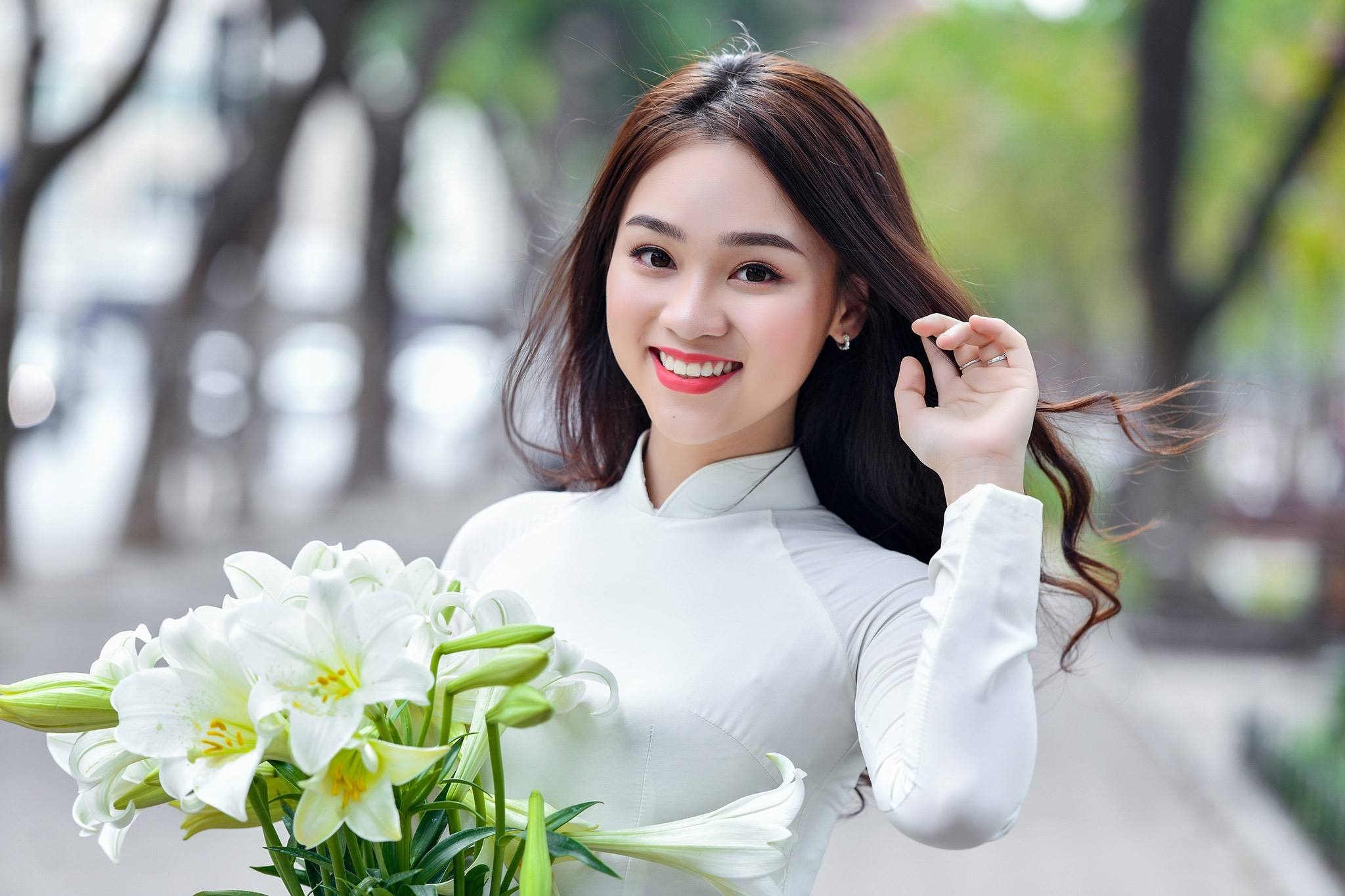 top 10 hoc sinh truong Nguyen Binh Khiem anh 1