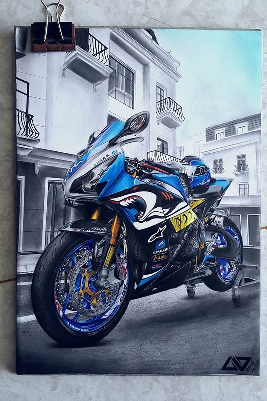 10X ve tranh xe phan khoi lon anh 1