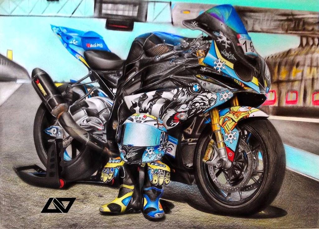 10X ve tranh xe phan khoi lon anh 4