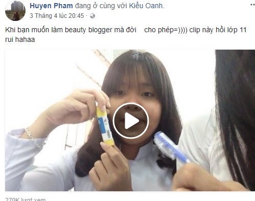 nu sinh dien sau bi goi len bang anh 1