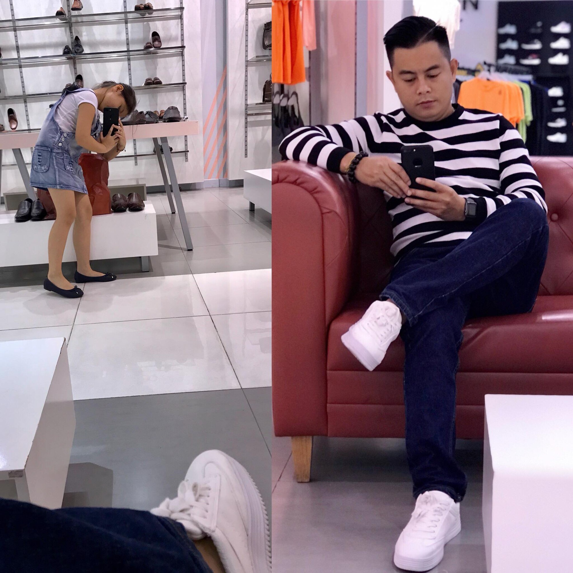 con gai chup anh cho bo than thai anh 1