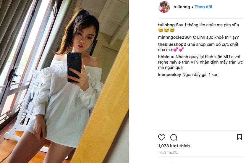 Tú Linh khoe dáng sau sinh ảnh 1 Tu Linh khoe dang sau sinh anh 1