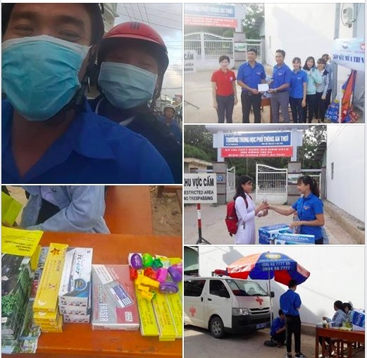 thầy đón học sinh đi thi ảnh 1 thay don hoc sinh di thi anh 1