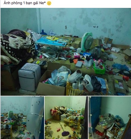 phòn trọ gập trong rác của nữ sinh ảnh 1 phon tro gap trong rac cua nu sinh anh 1