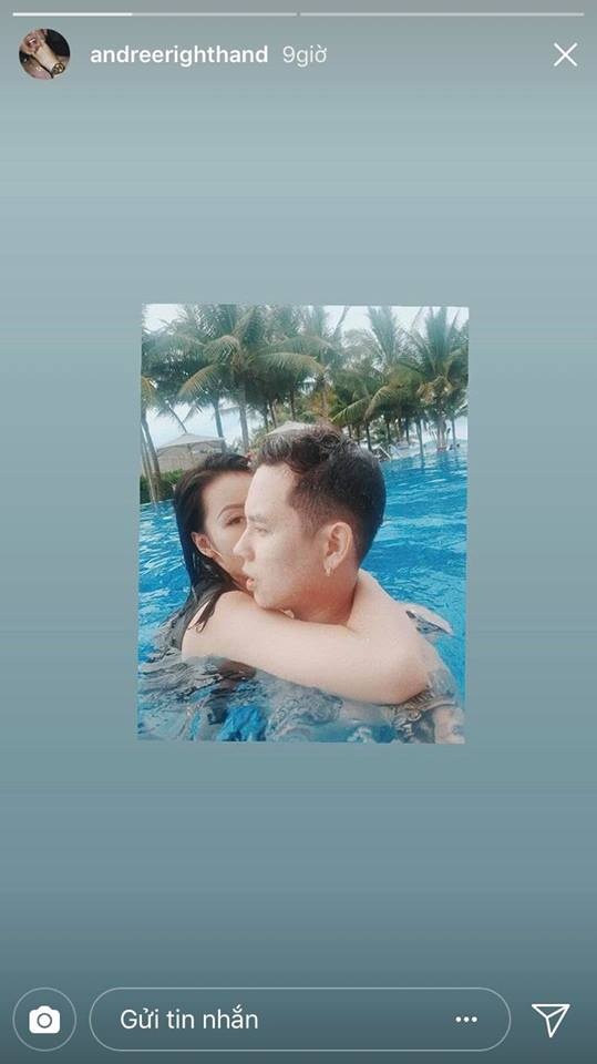 andree cong khai ban gai moi anh 1