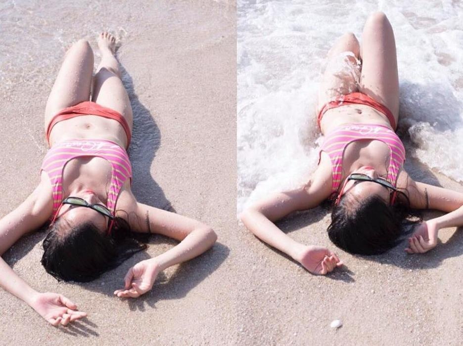 Bi kip giau bung mo, dui to de co anh dep cua co gai Sai thanh hinh anh