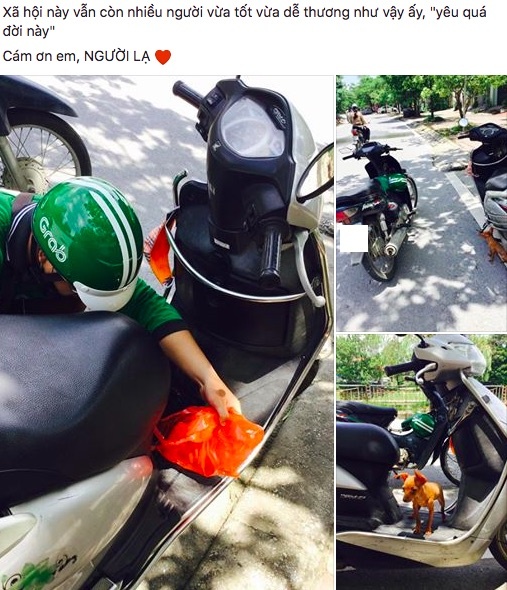 chàng trai lái grab cho xăng người lạ ảnh 1 chang trai lai grab cho xang nguoi la anh 1