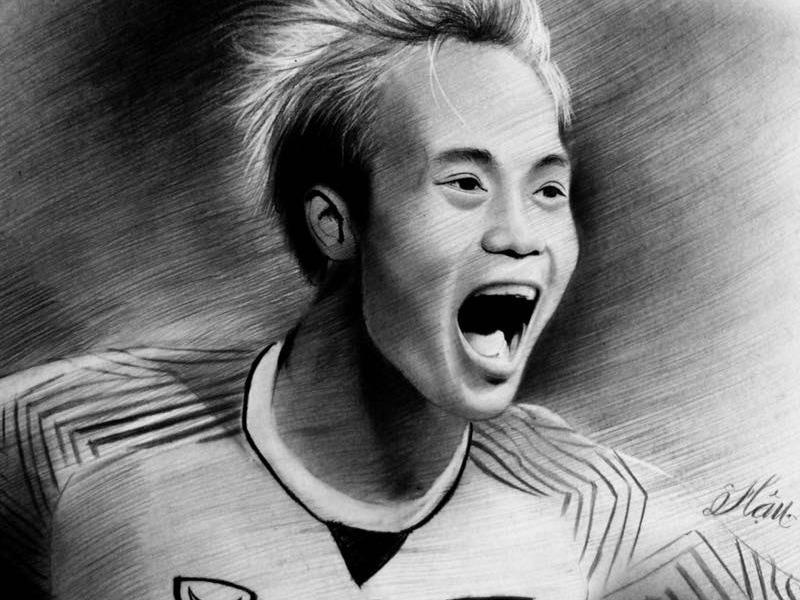 9X Quang Ngai ve chan dung cac cau thu de cam on Olympic Viet Nam hinh anh