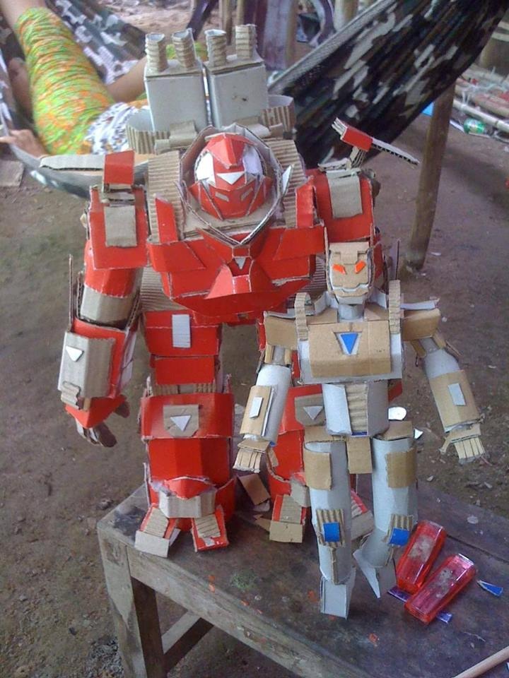 9X Kien Giang lam robot tu bai carton anh 4