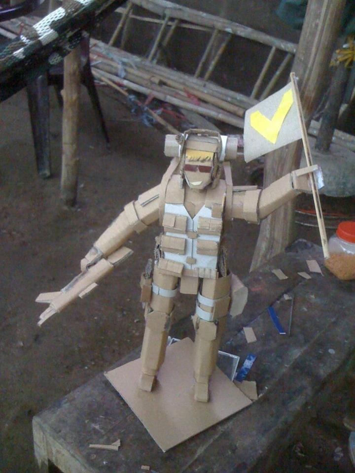 9X Kien Giang lam robot tu bai carton anh 5