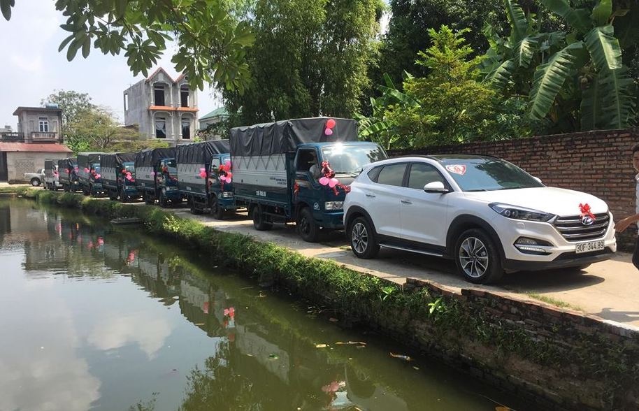 chu re Ha thanh ruoc dau bang dan xe tai anh 1