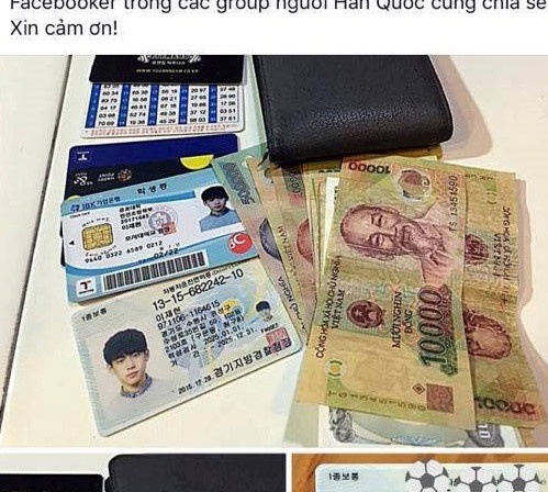 chàng trai Sài Gòn trả lại ví bị mất ảnh 2 chang trai Sai Gon tra lai vi bi mat anh 2