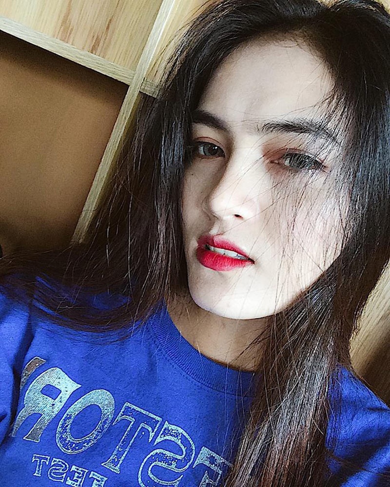 thieu nu E De thuong bi nham la con lai anh 5